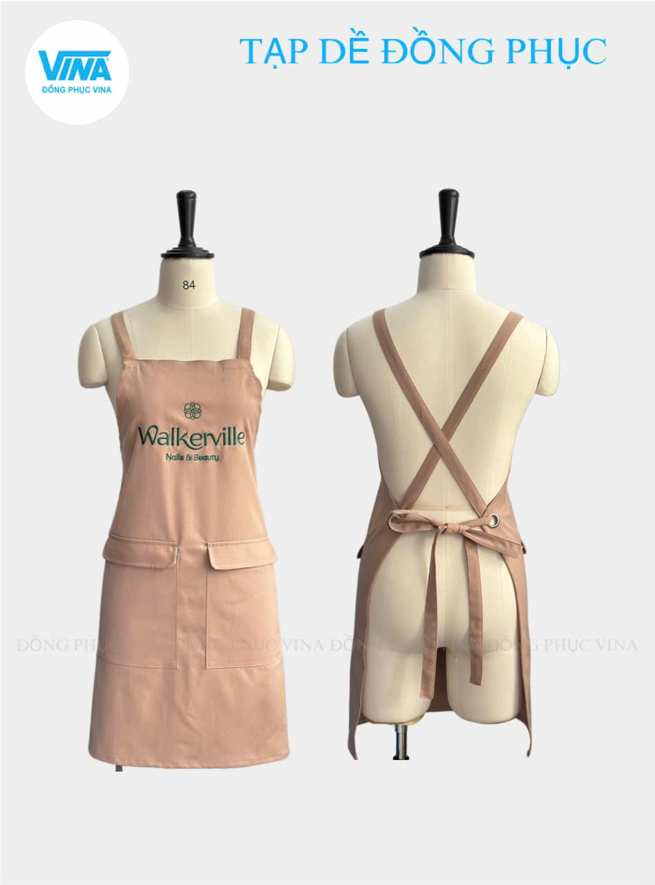 Tạp dề nail cá tính